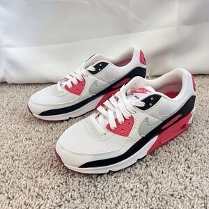 Nike Air Max 90 White Aster Shoes Women's Size 7 DH8010-105, New Without Tags